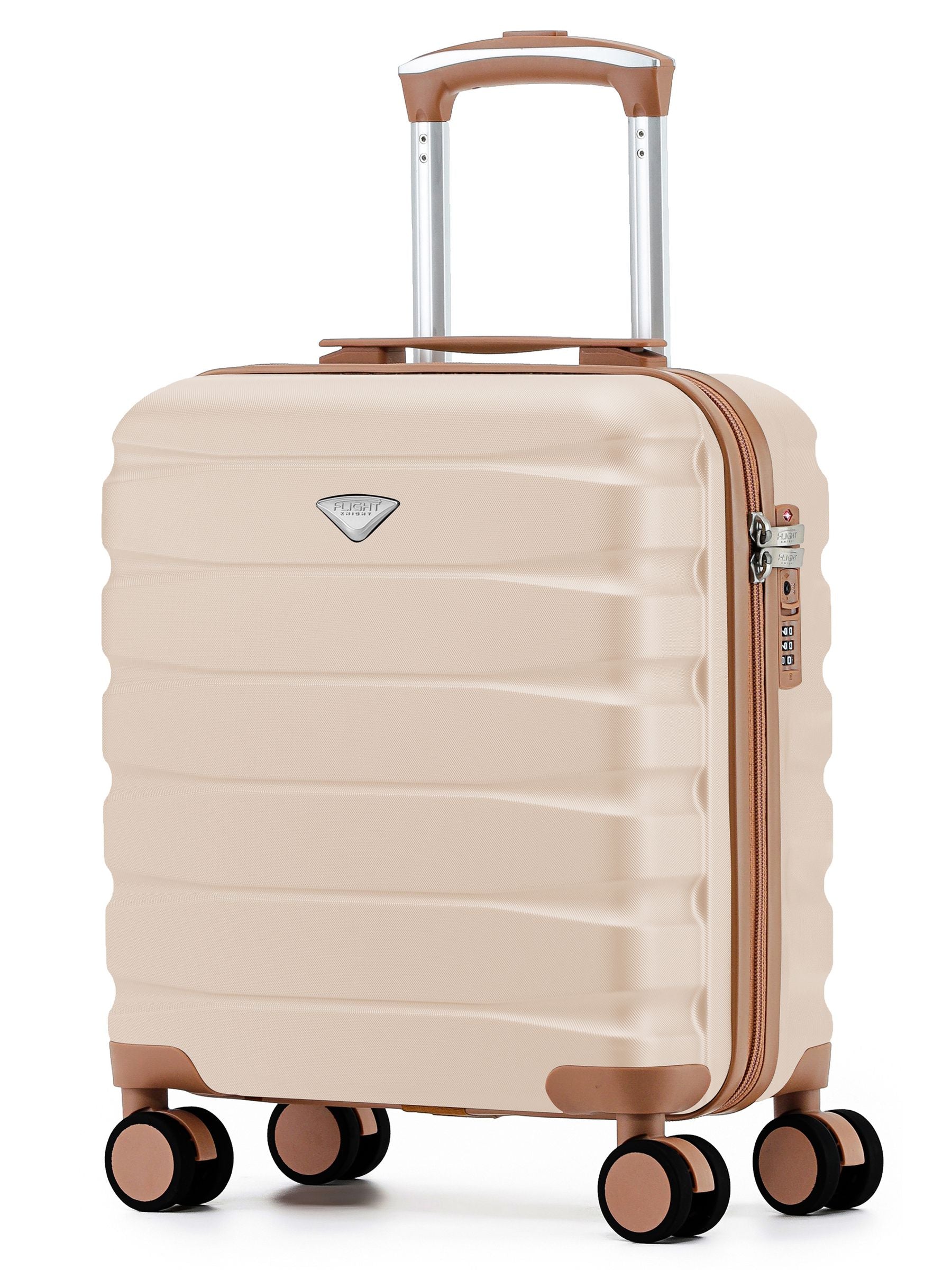 Flight Knight Pastel Cream luggage set 45x36x20cm, imported from the UK