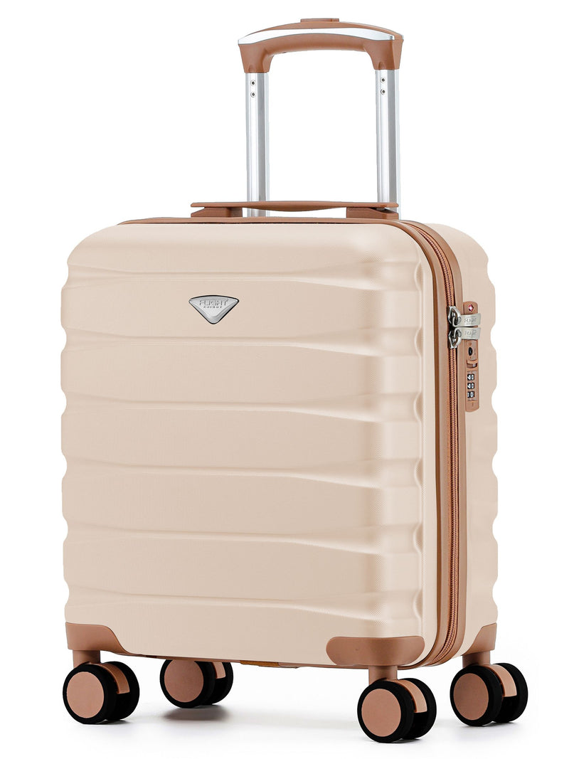 Flight Knight Pastel Cream luggage set 45x36x20cm, imported from the UK