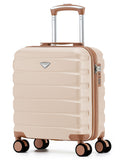 Flight Knight Pastel Cream luggage set 45x36x20cm, imported from the UK