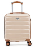 Flight Knight Pastel Cream luggage set 45x36x20cm, imported from the UK