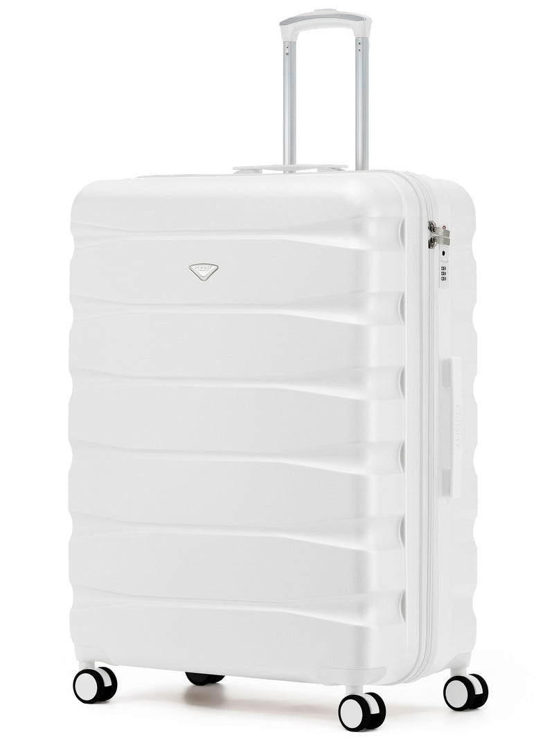 Flight Knight Ink Black 8 Wheel ABS Hard Case Suitcase 29 Inch