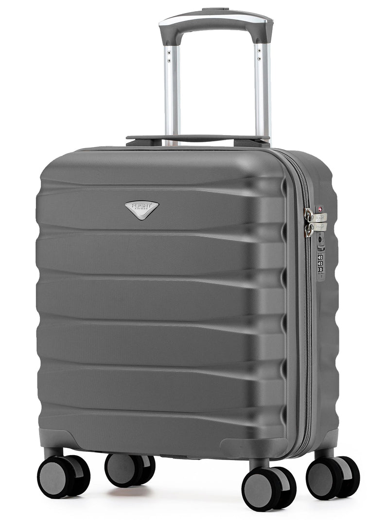 Flight Knight Coal Black Hand Luggage Cabin Bag 45x36x20cm