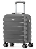 Flight Knight Coal Black Hand Luggage Cabin Bag 45x36x20cm