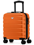 Flight Knight Coal Black Hand Luggage Cabin Bag 45x36x20cm