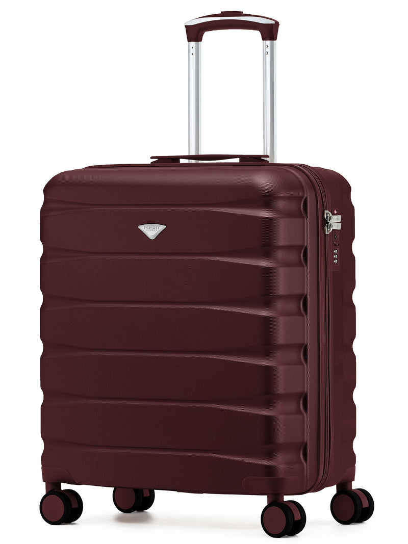 Flight Knight Bright Pink Cabin Travel Suitcase