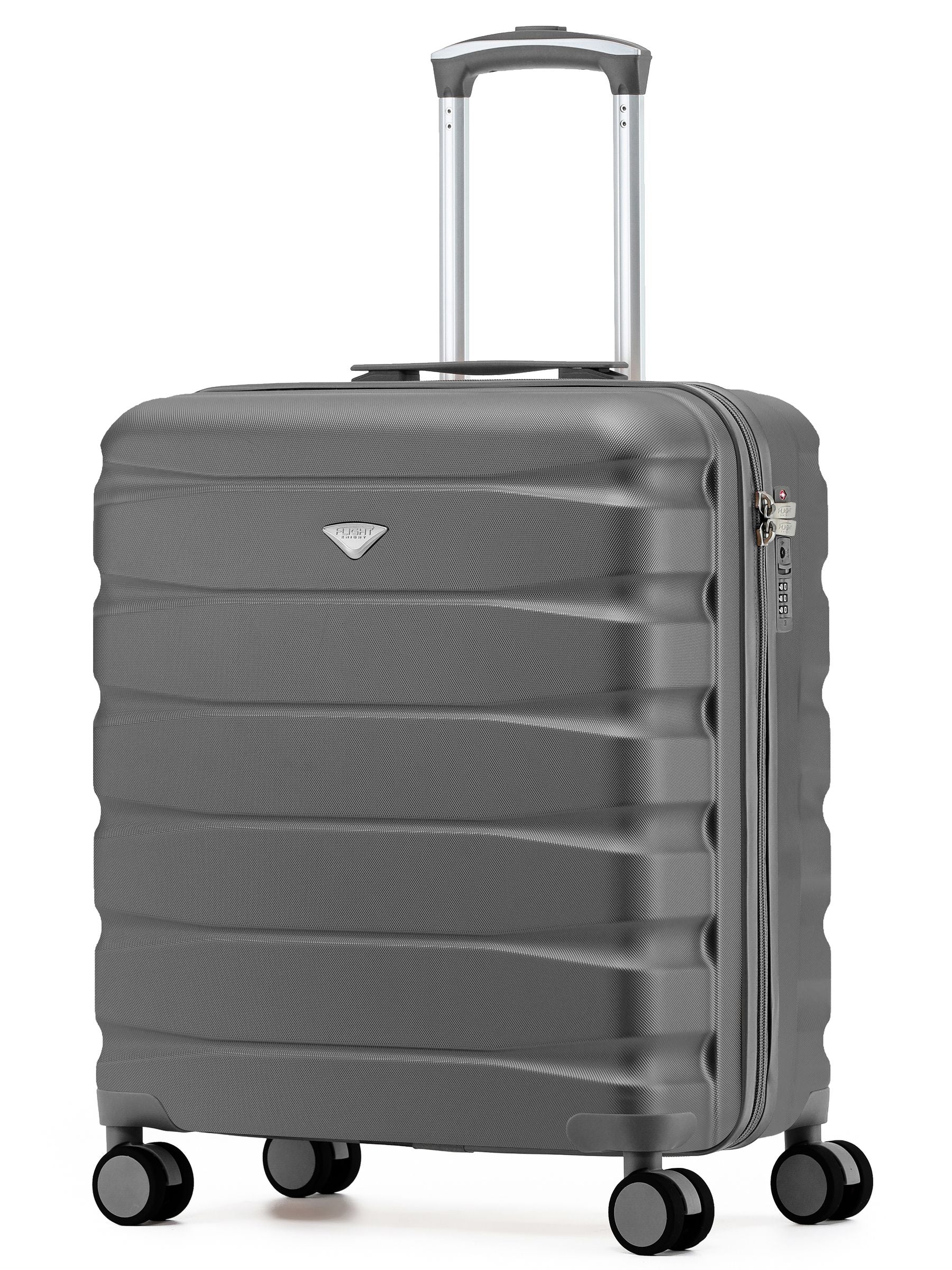 Flight Knight Bright Pink Cabin Travel Suitcase