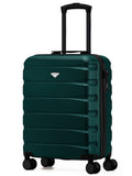 Flight Knight Forest Green Hand Luggage Maximum Size for Ryanair (Priority) Cabin Bag Overhead Carry On TUI Approved