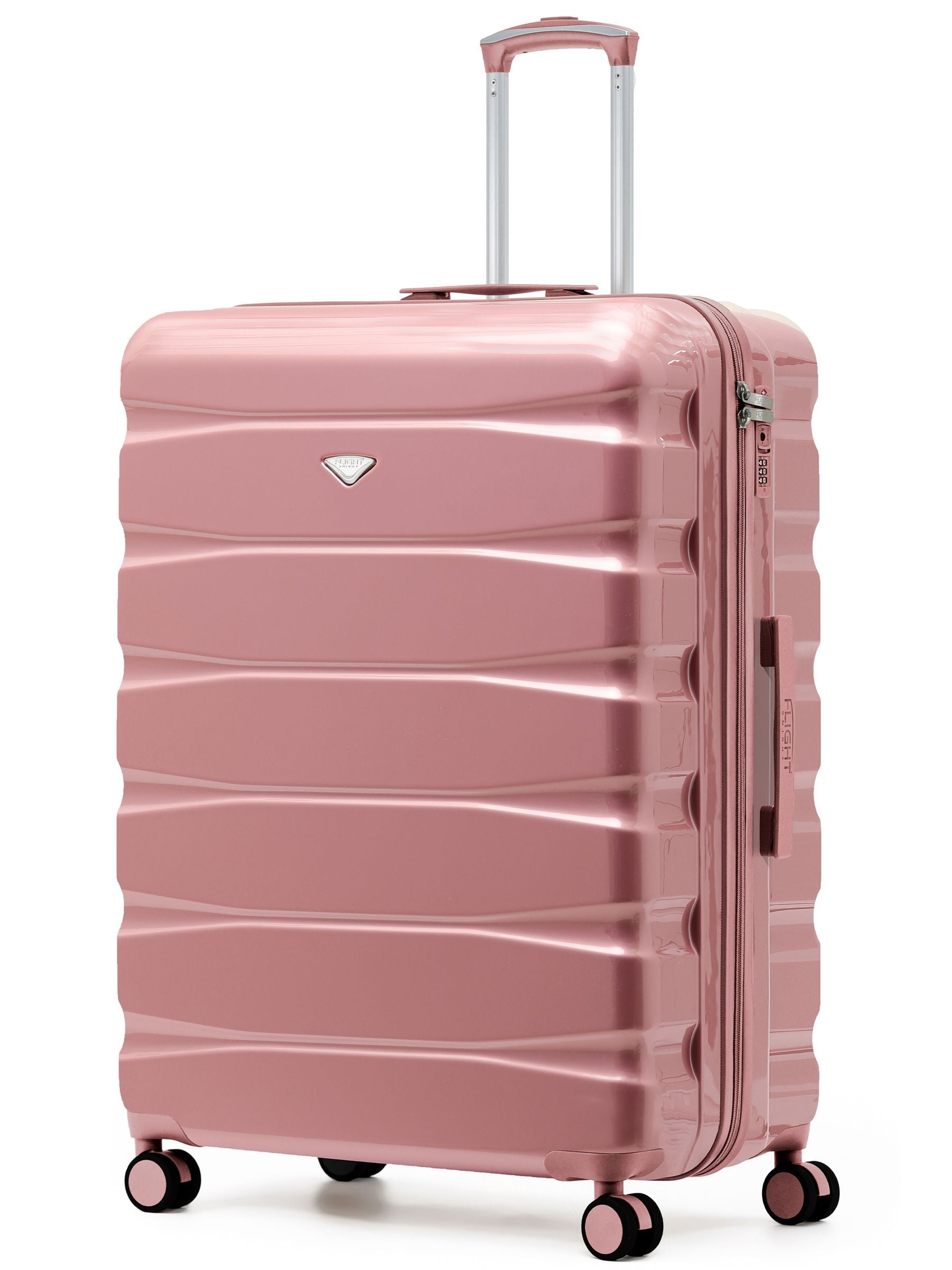 Flight Knight Ink Black 8 Wheel ABS Hard Case Suitcase 29 Inch