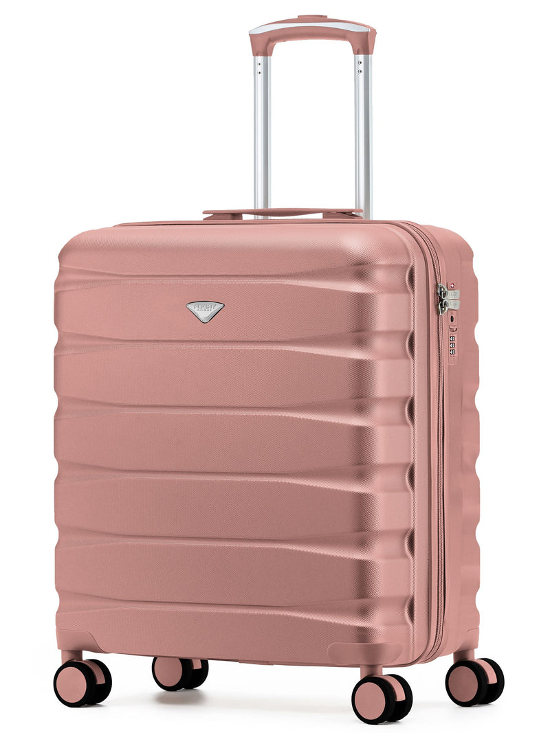 Flight Knight Bright Pink Cabin Travel Suitcase