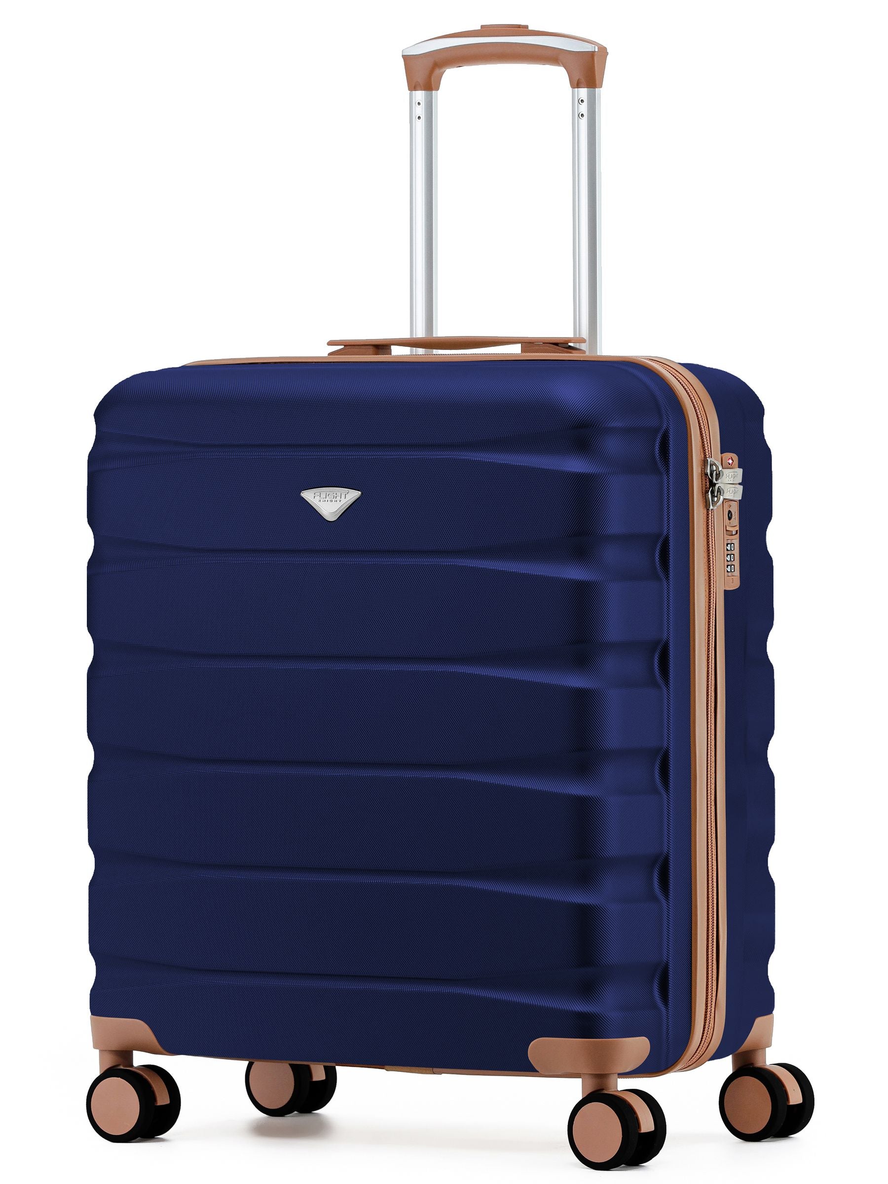 Flight Knight Bright Pink Cabin Travel Suitcase