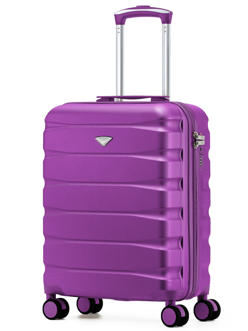 Flight Knight Purple Hand Luggage Maximum Size for Ryanair (Priority) Cabin Bag Overhead Carry On TUI Approved