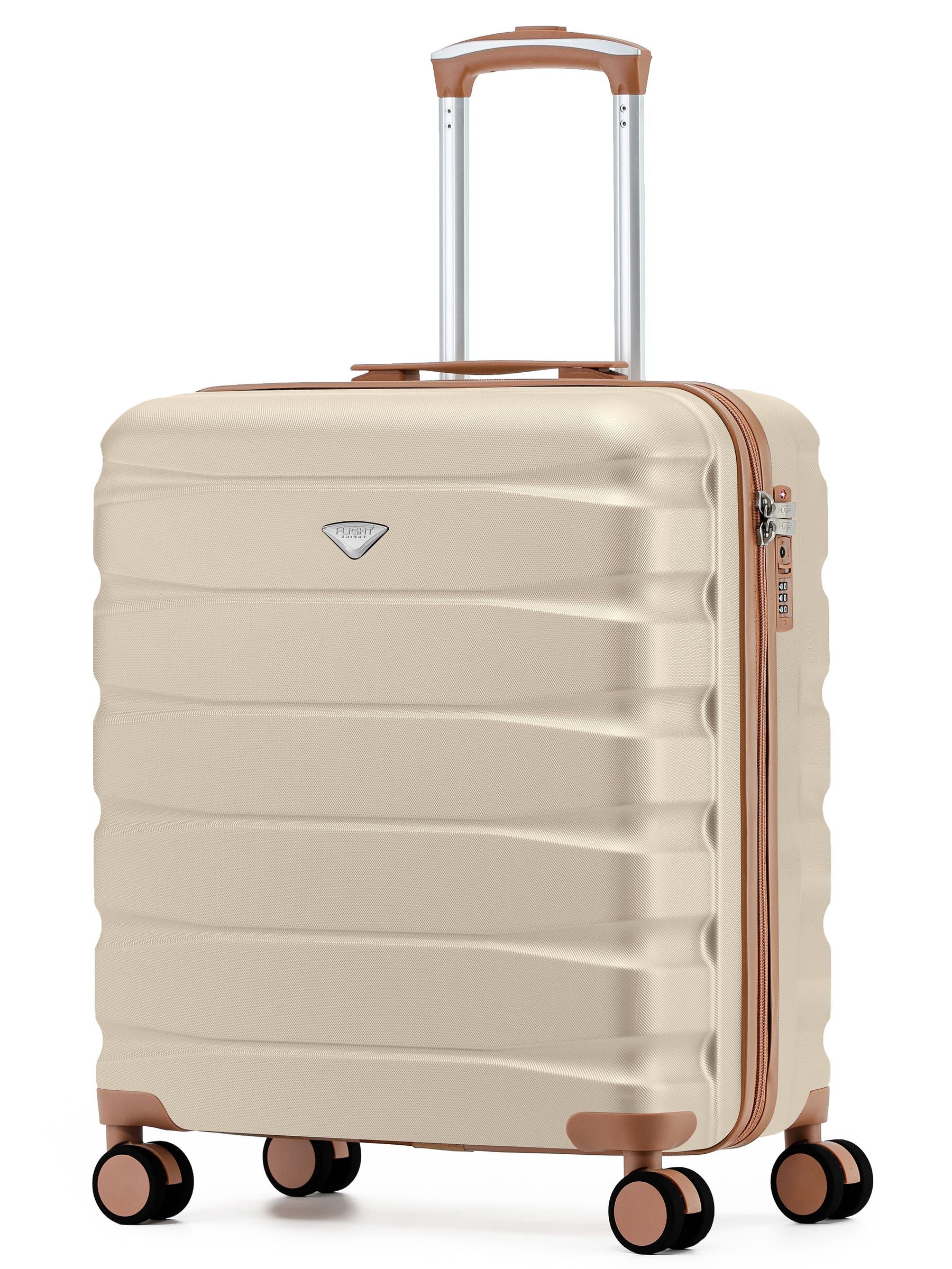 Flight Knight Bright Pink Cabin Travel Suitcase