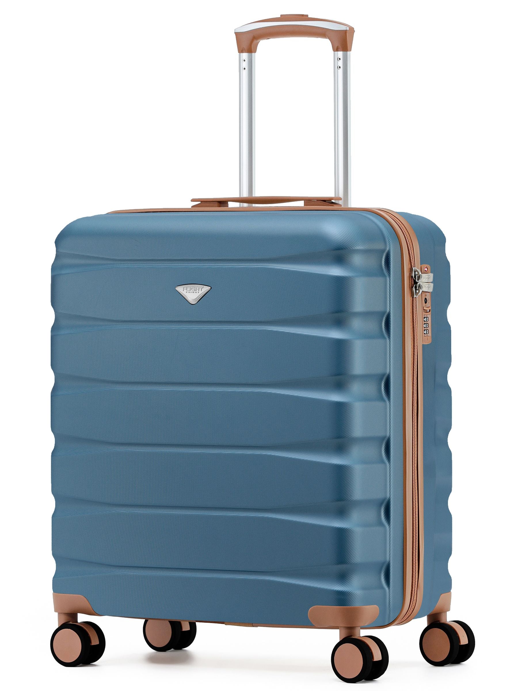 Flight Knight Bright Pink Cabin Travel Suitcase