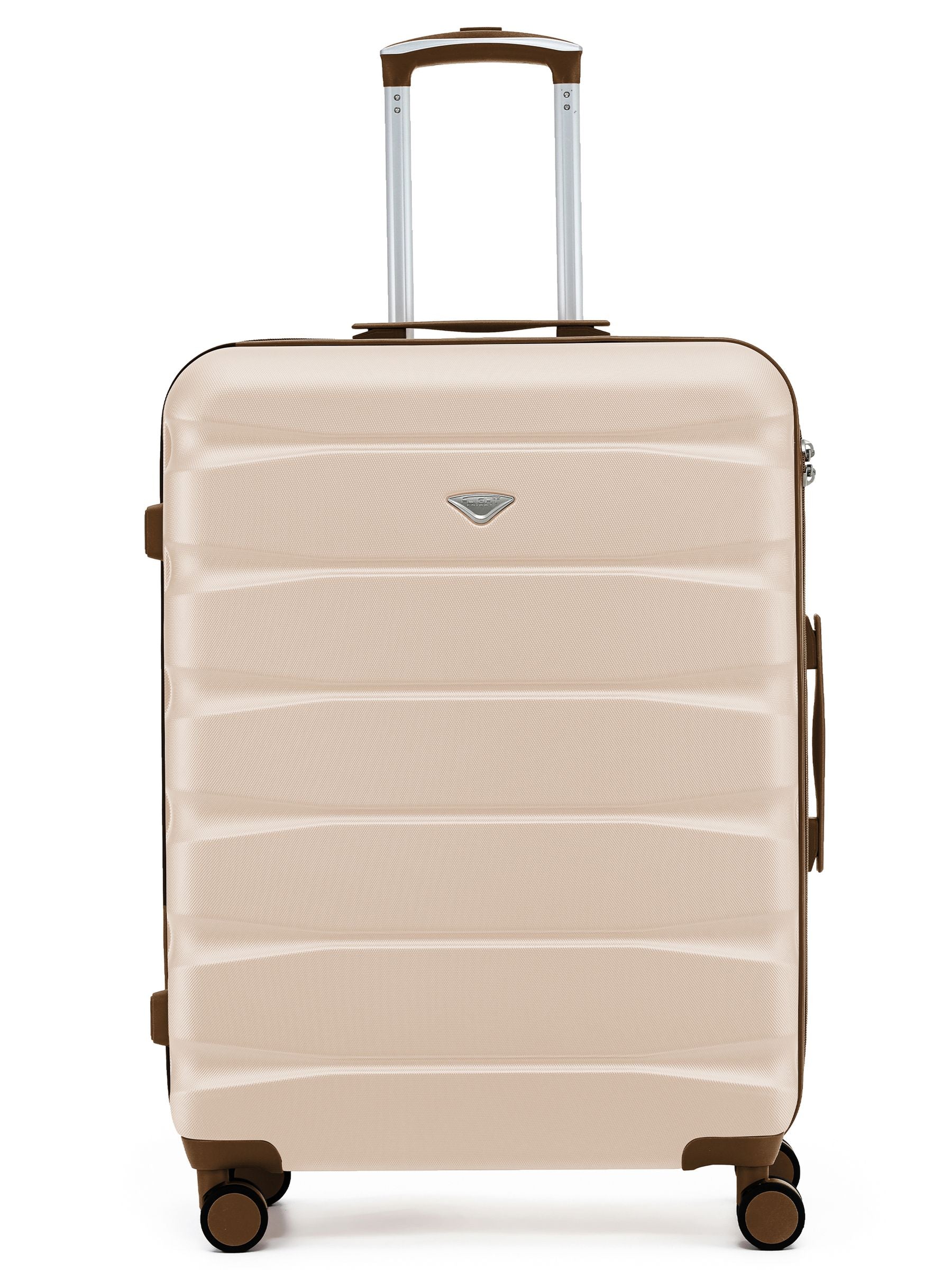 Flight Knight Red 8 Wheel ABS Hard Case Hold Suitcase (Large 25 inch)