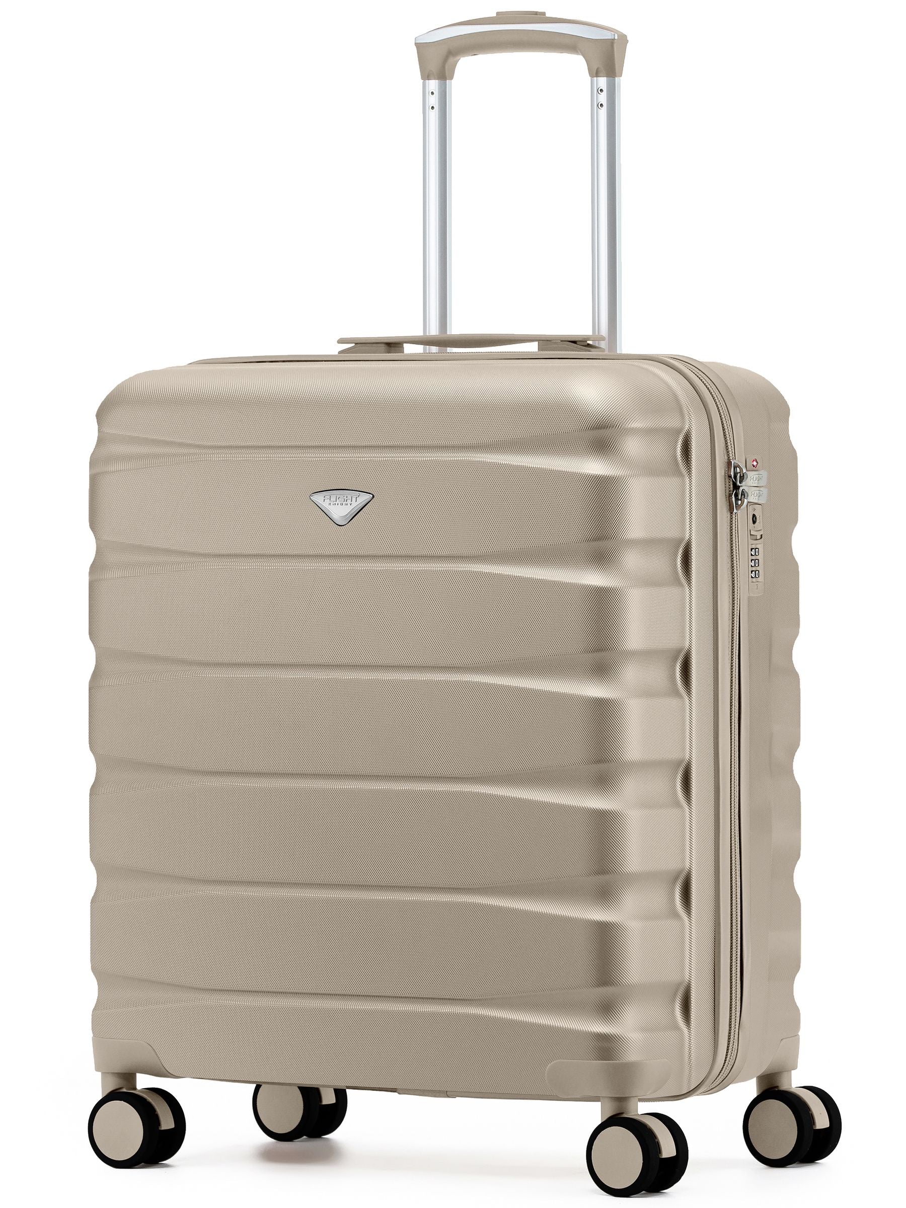 Flight Knight Bright Pink Cabin Travel Suitcase