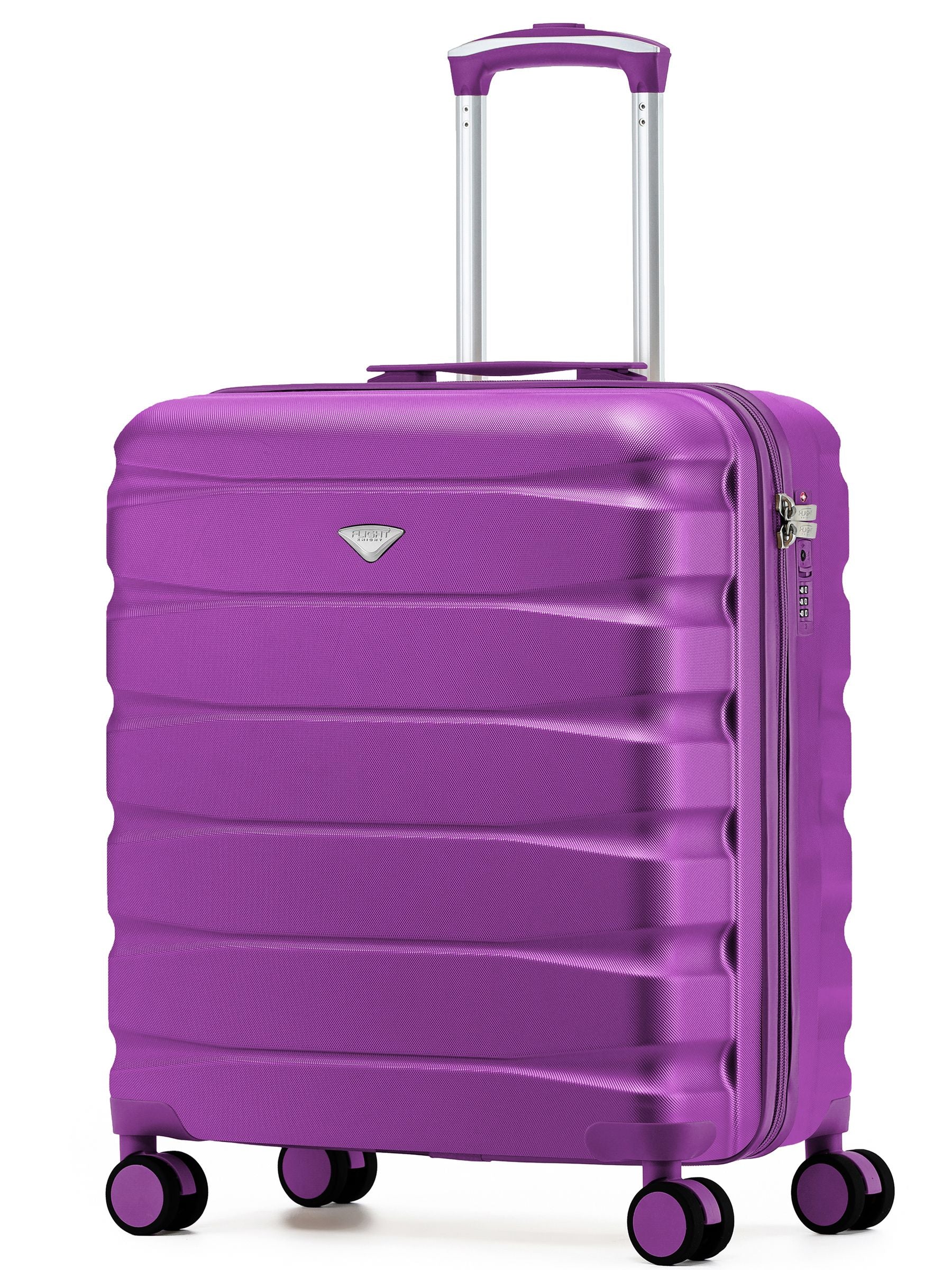 Flight Knight Bright Pink Cabin Travel Suitcase