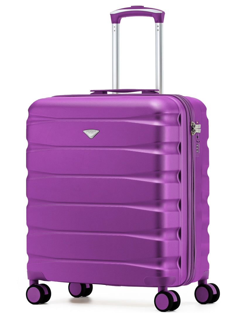 Flight Knight Bright Pink Cabin Travel Suitcase