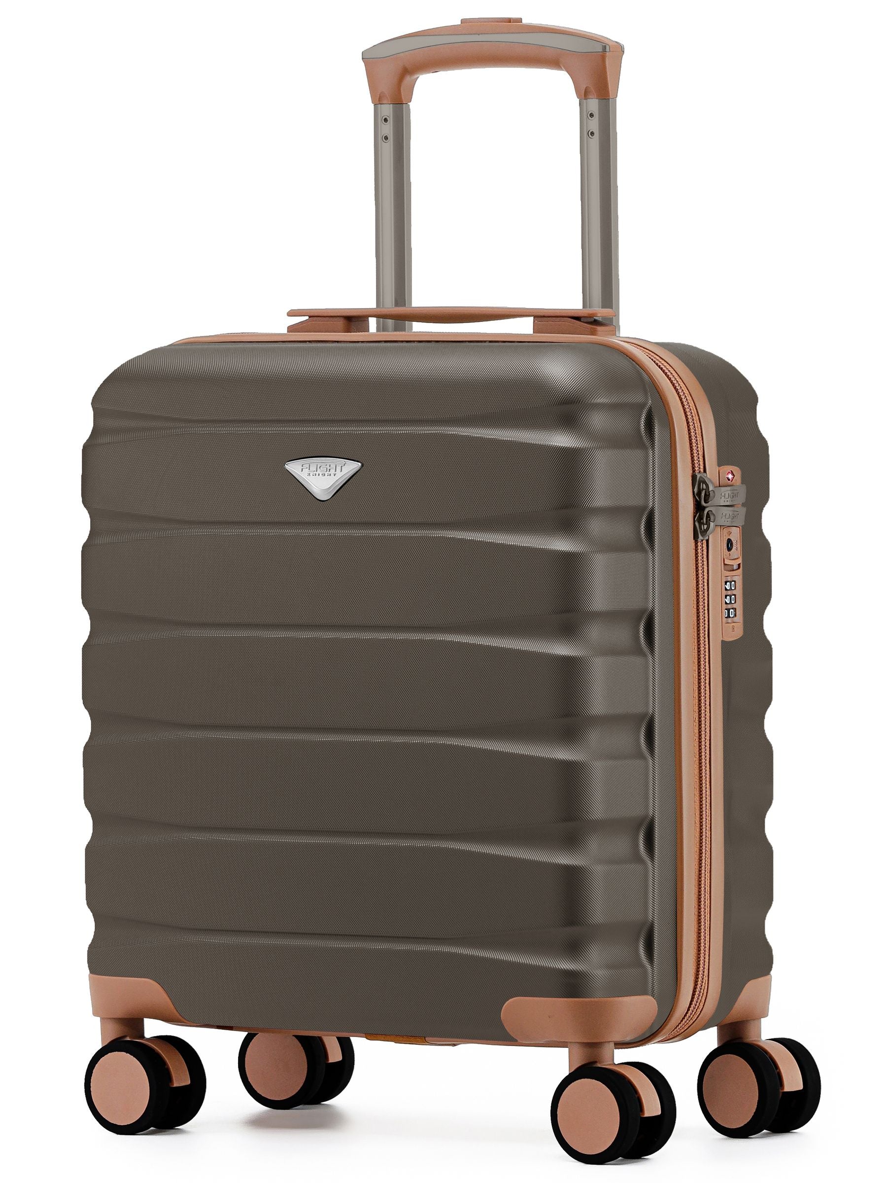 Flight Knight Coal Black Hand Luggage Cabin Bag 45x36x20cm