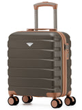 Flight Knight Coal Black Hand Luggage Cabin Bag 45x36x20cm