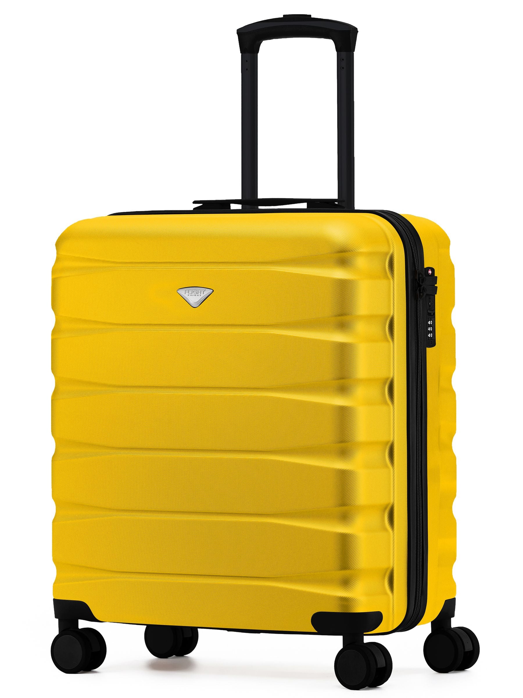 Flight Knight Bright Pink Cabin Travel Suitcase