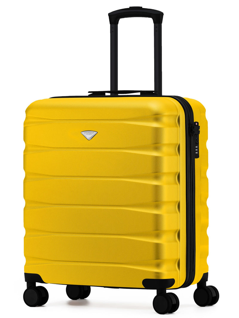 Flight Knight Bright Pink Cabin Travel Suitcase