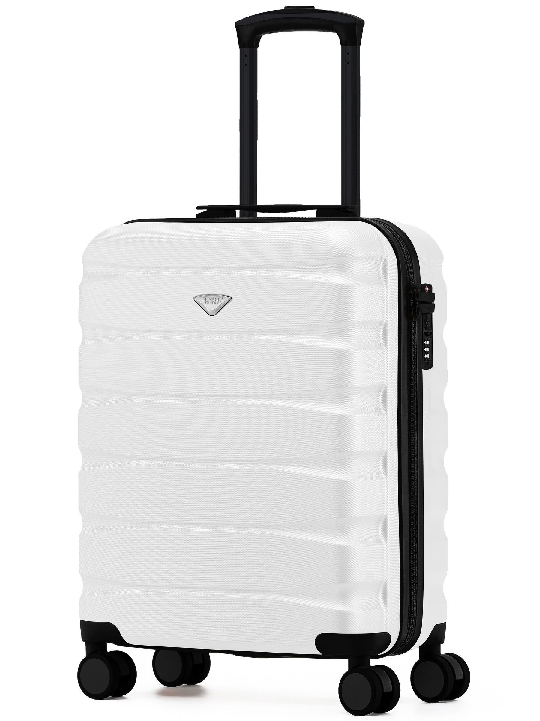 Flight Knight White Hand Luggage Maximum Size for Ryanair (Priority) Cabin Bag Overhead Carry On TUI Approved
