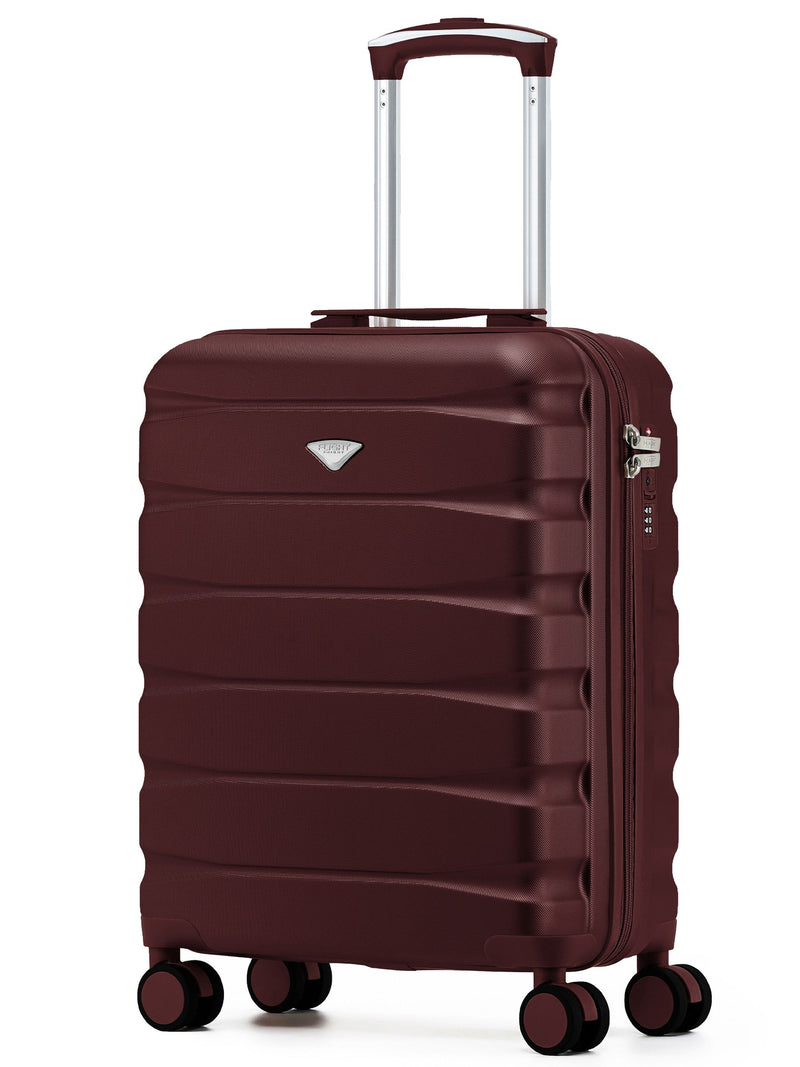 Flight Knight Dark Brown Hand Luggage Maximum Size for Ryanair (Priority) Cabin Bag Overhead Carry On TUI Approved
