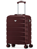 Flight Knight Dark Brown Hand Luggage Maximum Size for Ryanair (Priority) Cabin Bag Overhead Carry On TUI Approved