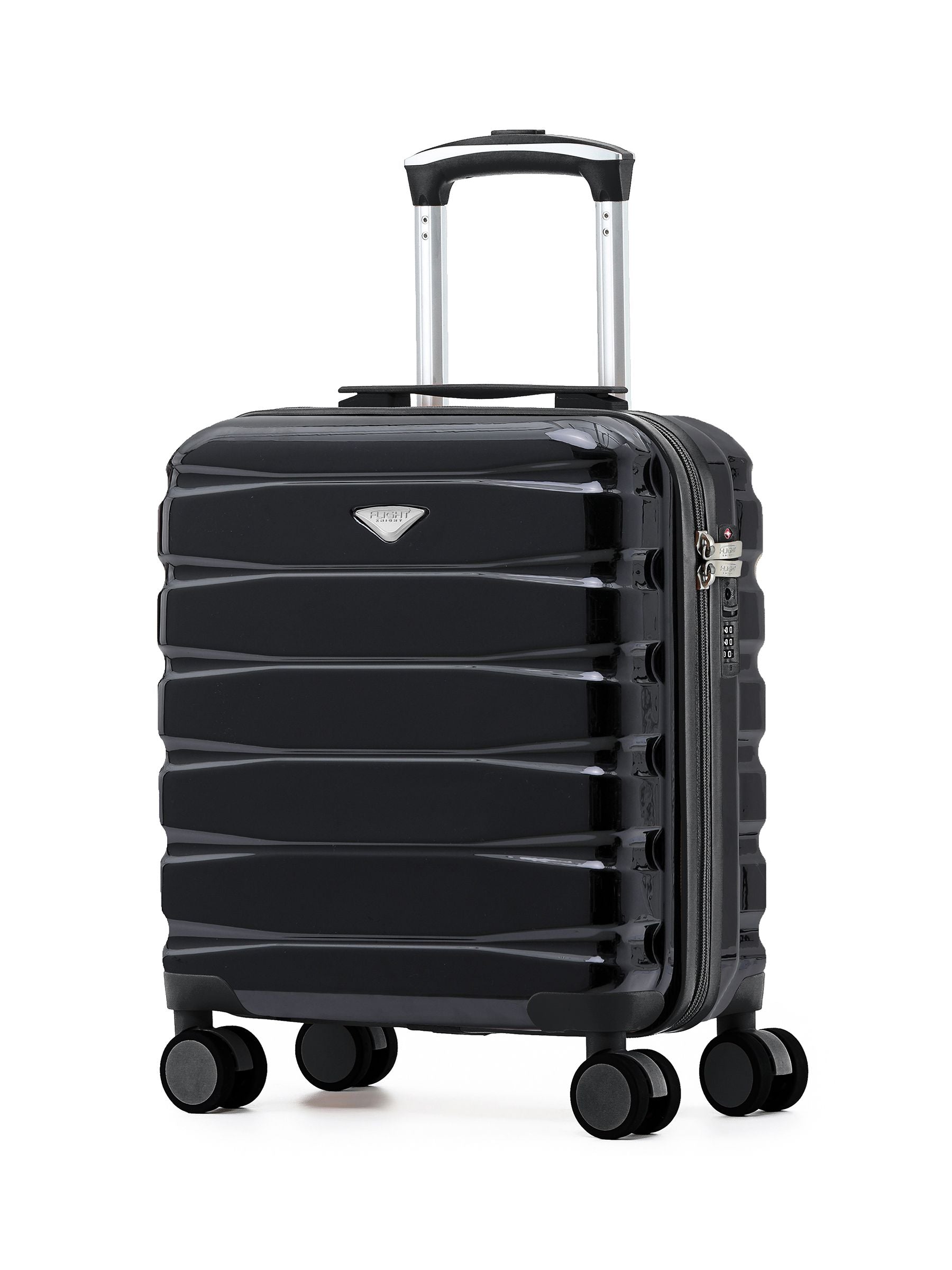 Flight Knight Coal Black Hand Luggage Cabin Bag 45x36x20cm