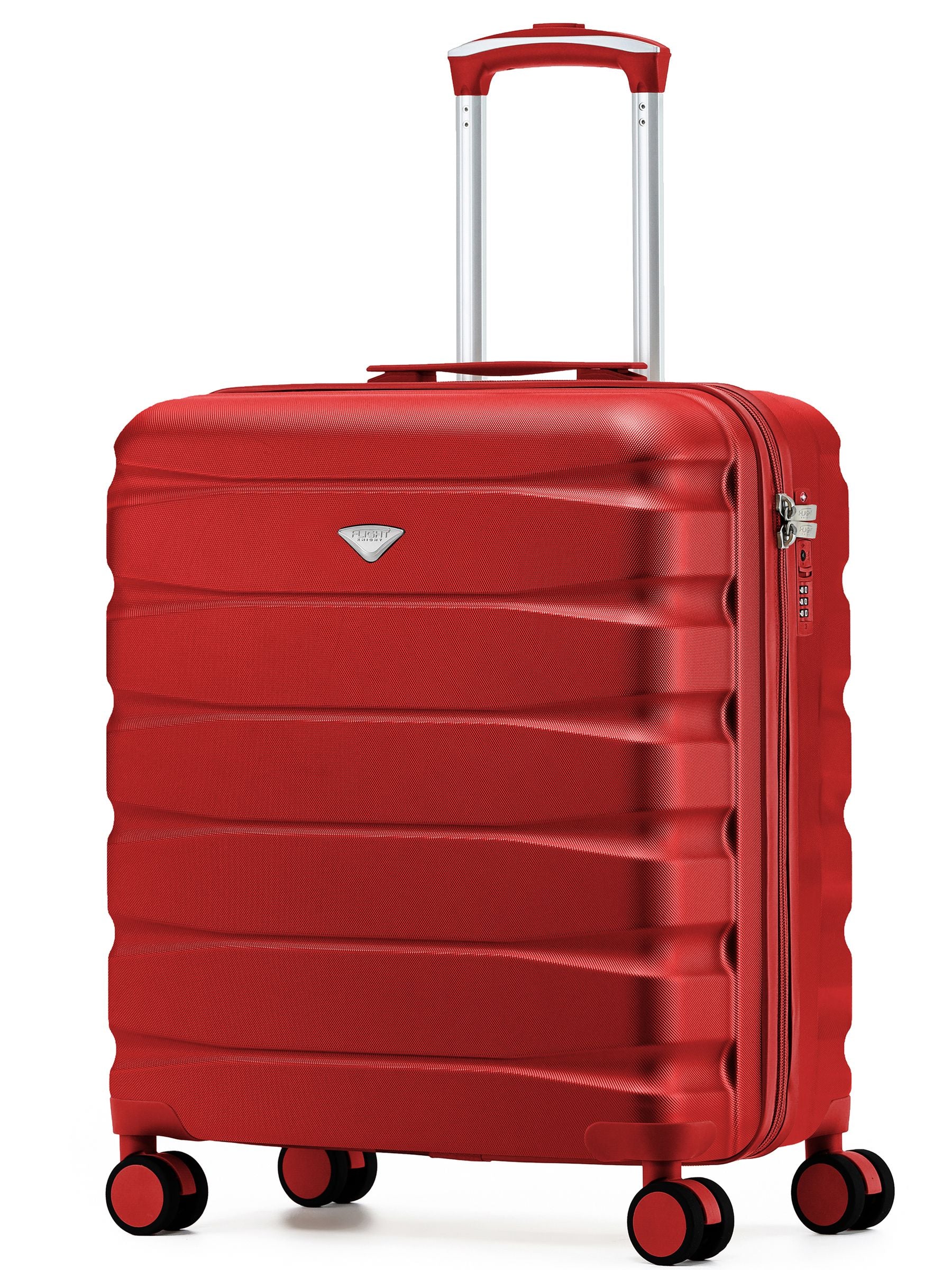 Flight Knight Bright Pink Cabin Travel Suitcase