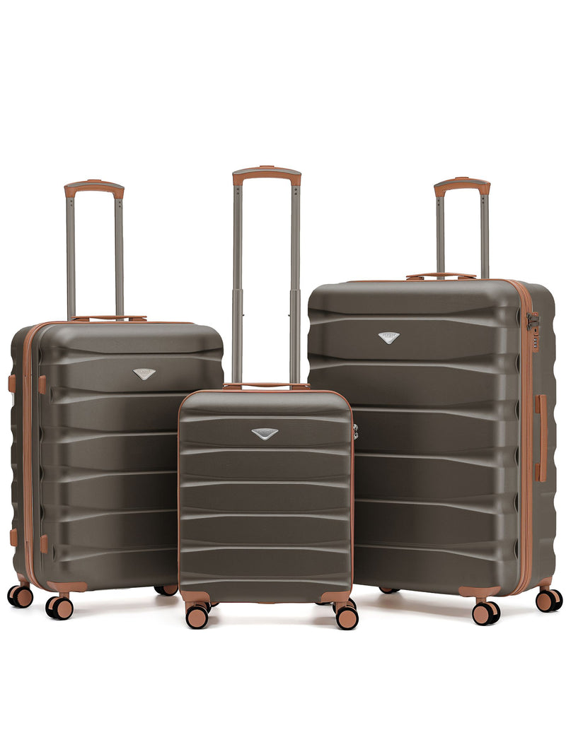 Flight Knight Brown Ryanair (Priority) Over Head Luggage Cabin Case + Checked Baggage Hold Luggage
