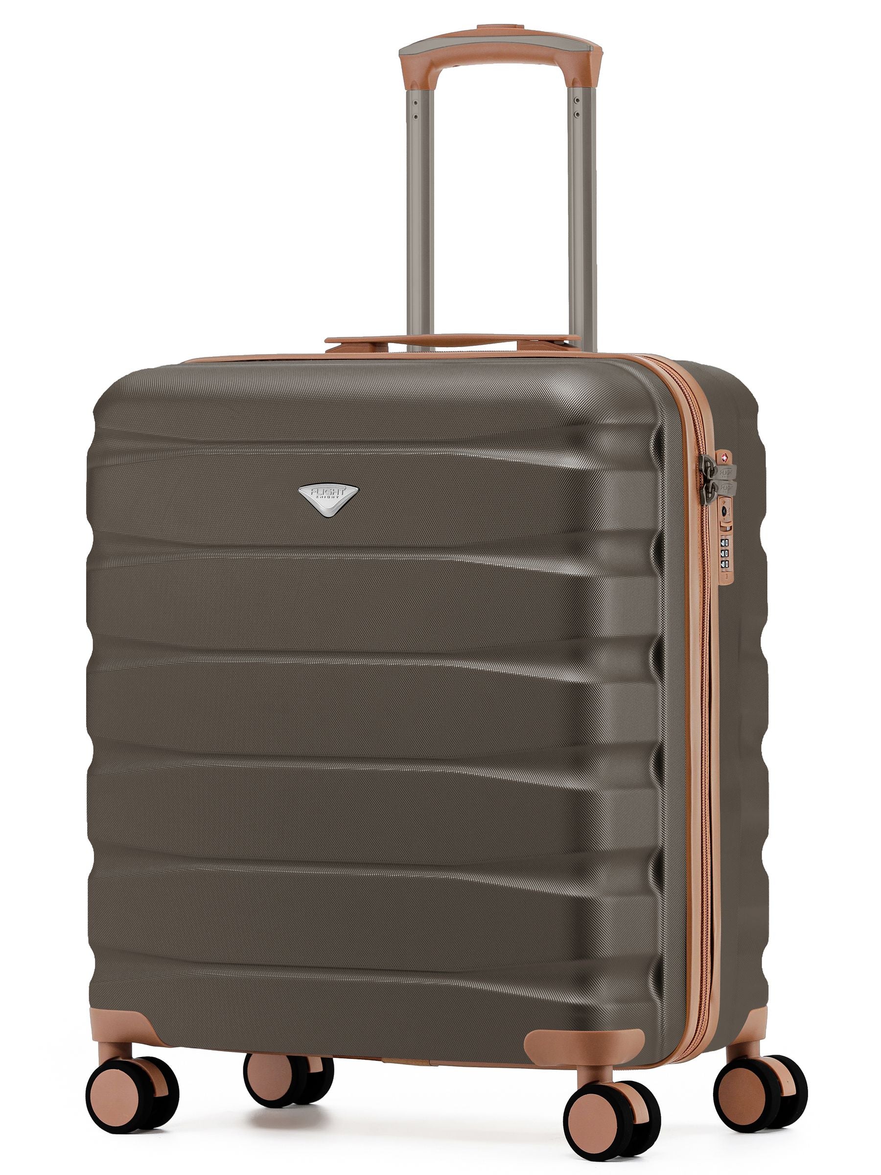 Flight Knight Bright Pink Cabin Travel Suitcase