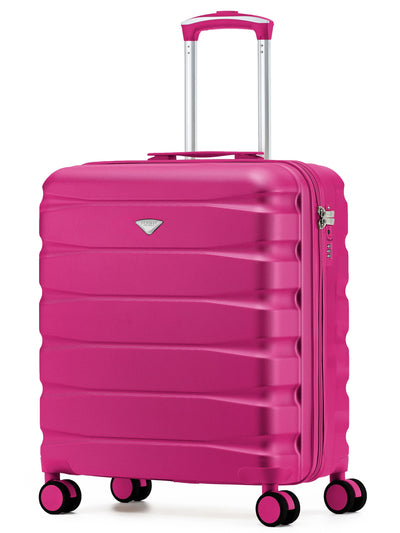 Next Flight Knight Bright Pink Cabin Travel Suitcase- Buy online at McGrocer