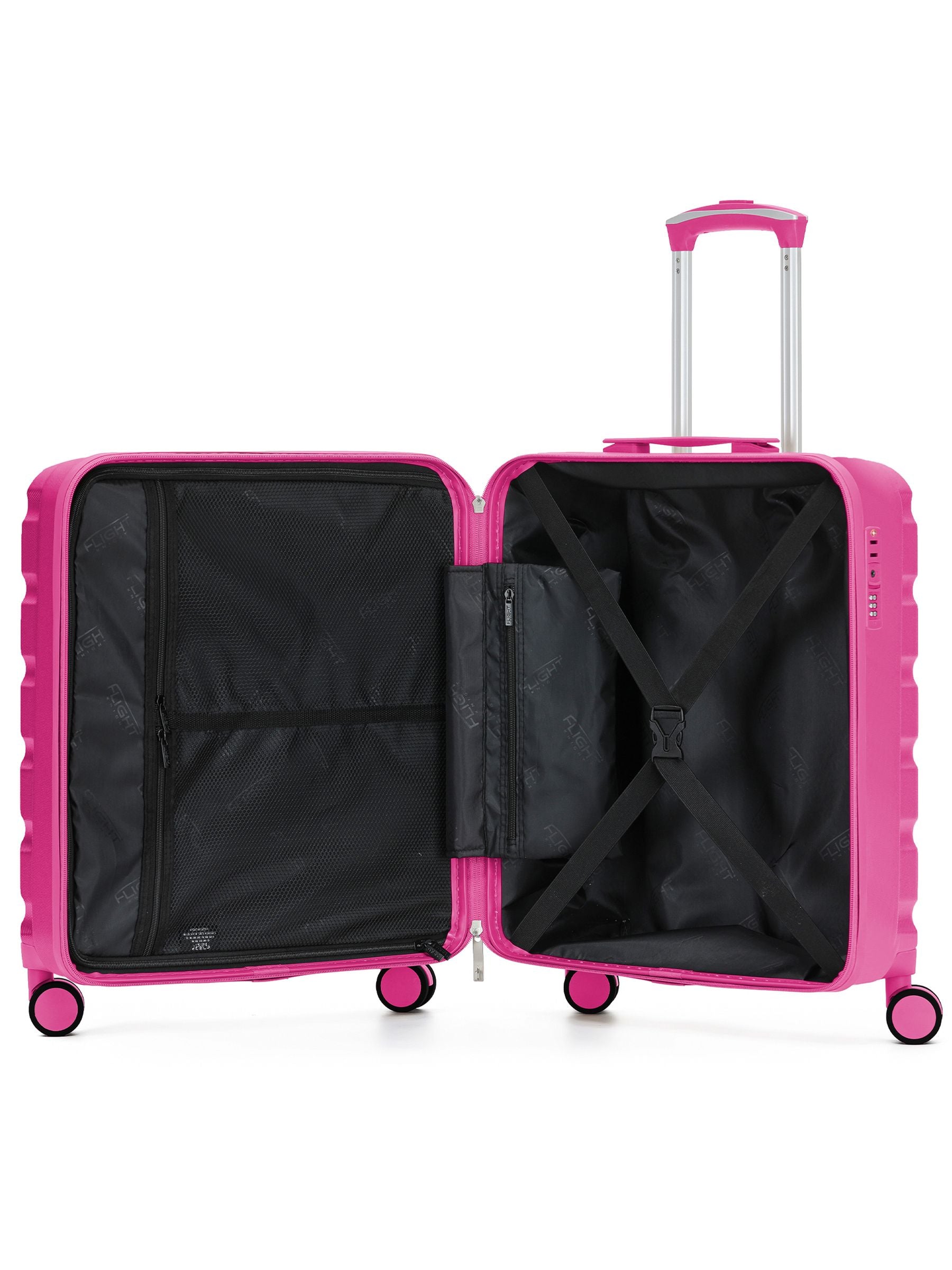 Flight Knight bright pink cabin bag, imported from the UK