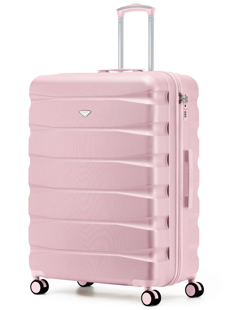 Flight Knight Ink Black 8 Wheel ABS Hard Case Suitcase 29 Inch