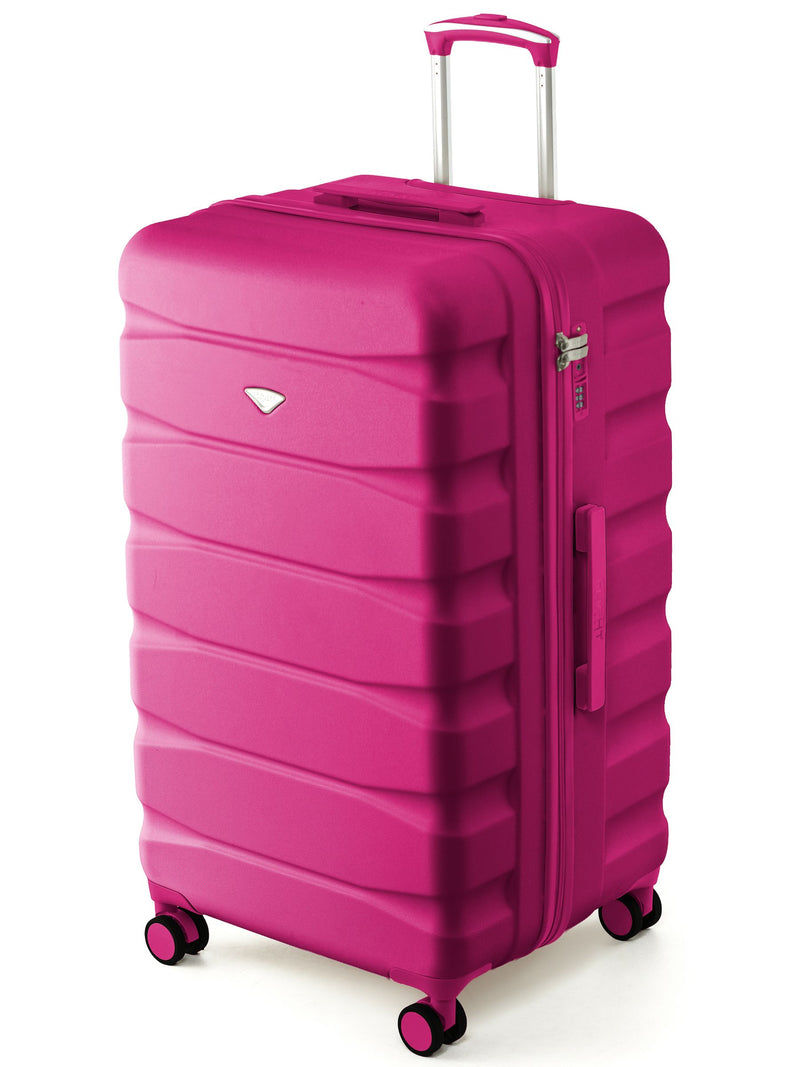 Flight Knight bright pink 80cm trunk suitcase - British product