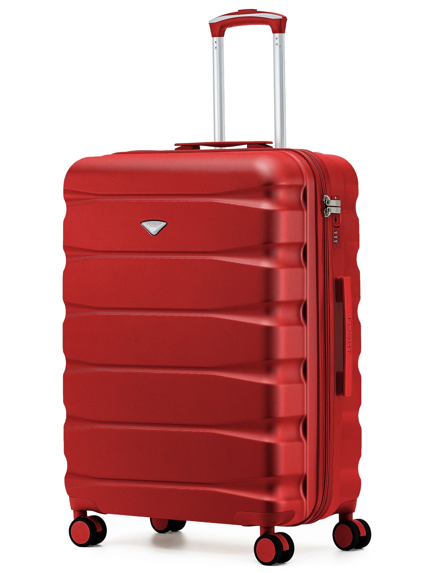 Flight Knight red ABS suitcase 25 inch (British brand)