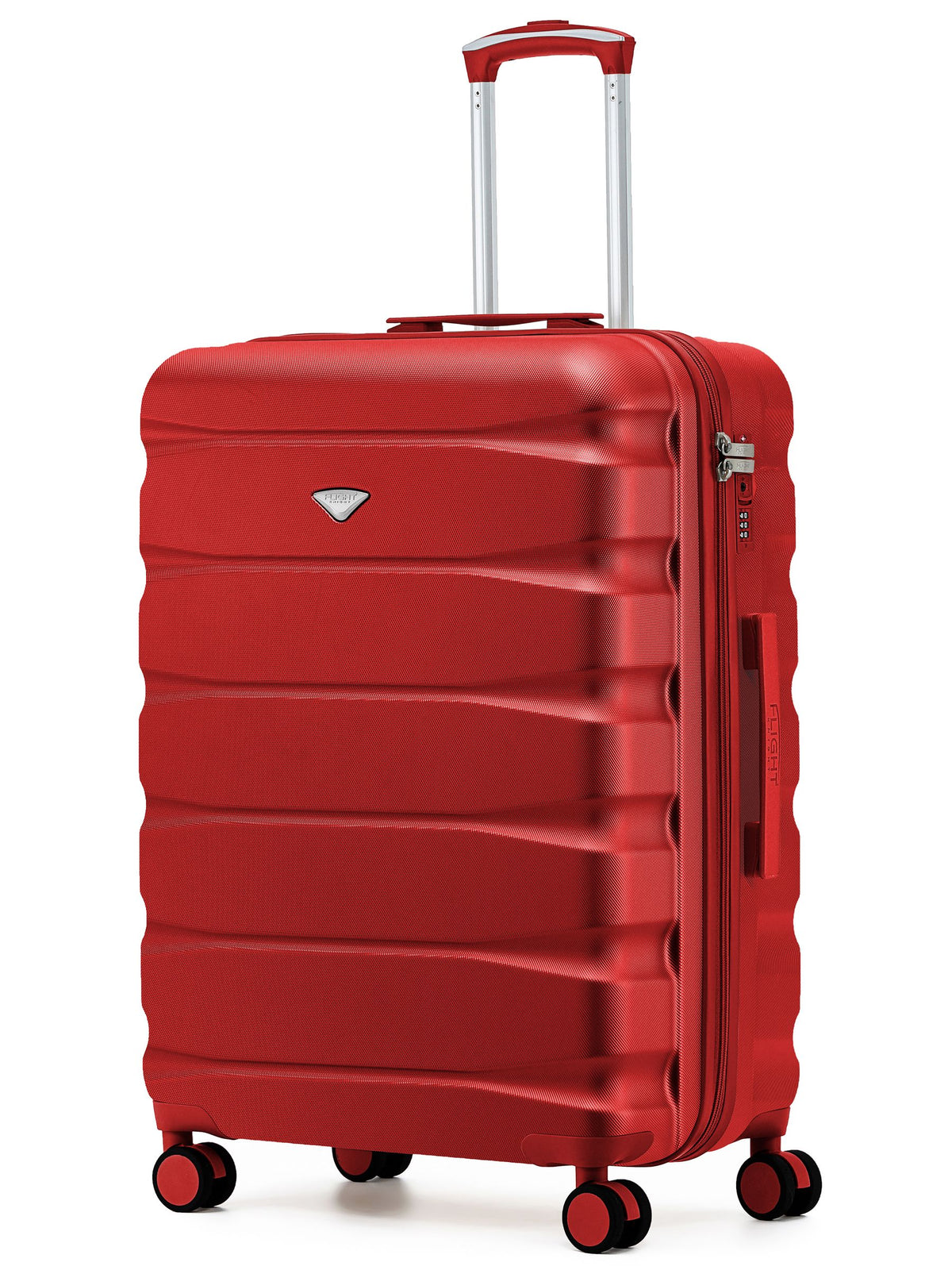 Flight Knight red ABS suitcase 25 inch (British brand)
