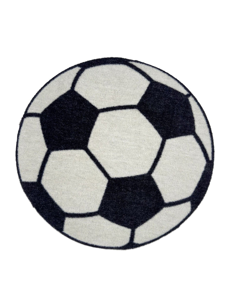 My Mat football mat Black/White 65x65cm (British brand)