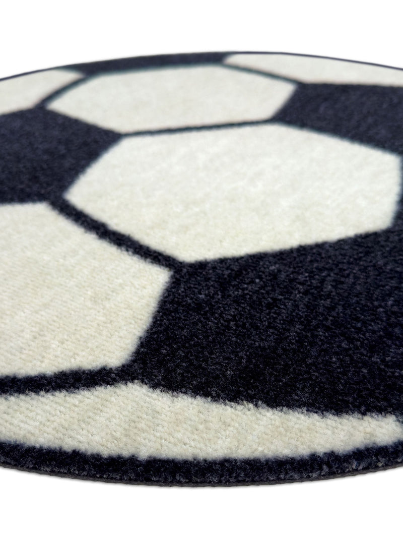 My Mat football mat Black/White 65x65cm (British brand)