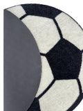 My Mat football mat Black/White 65x65cm (British brand)