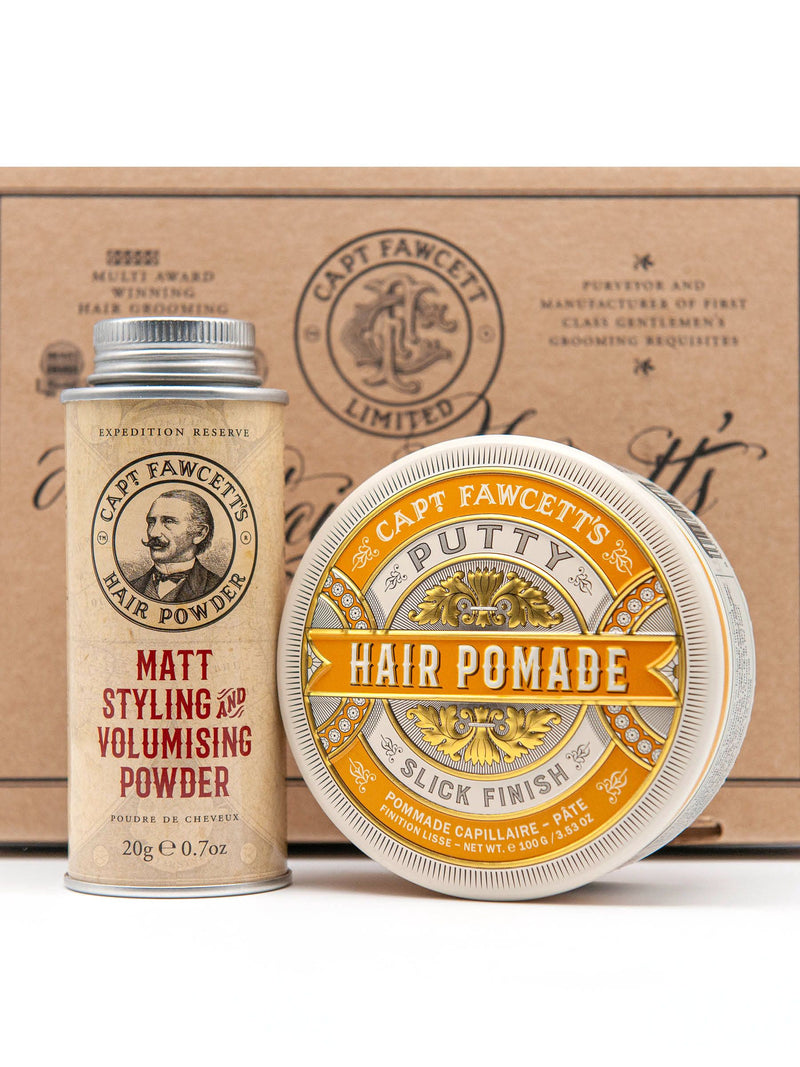 Captain Fawcett Hair Couture Gift Set, imported from the UK