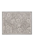 Hug Rug doormat Grey Soft Florals 65x85cm, UK version