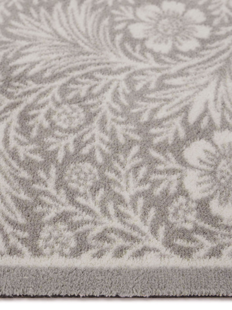 Hug Rug doormat Grey Soft Florals 65x85cm, UK version