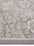 Hug Rug doormat Grey Soft Florals 65x85cm, UK version