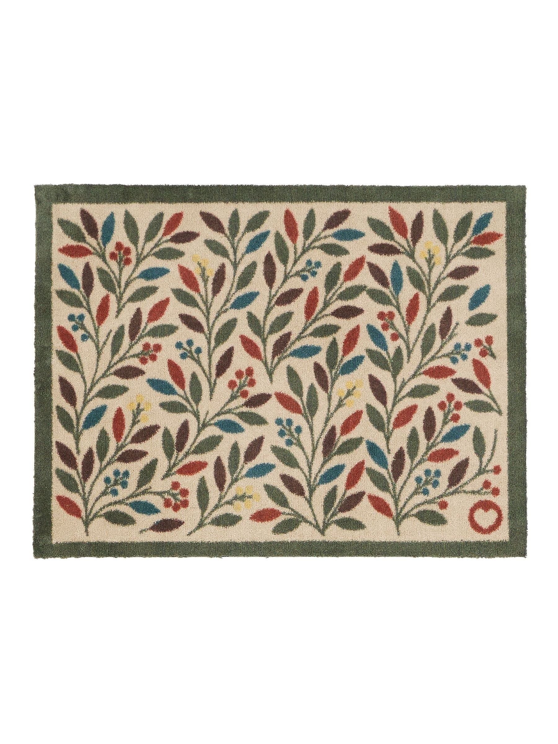 Hug Rug Natural Olive Branch Mat 65x85 cm, imported from the UK