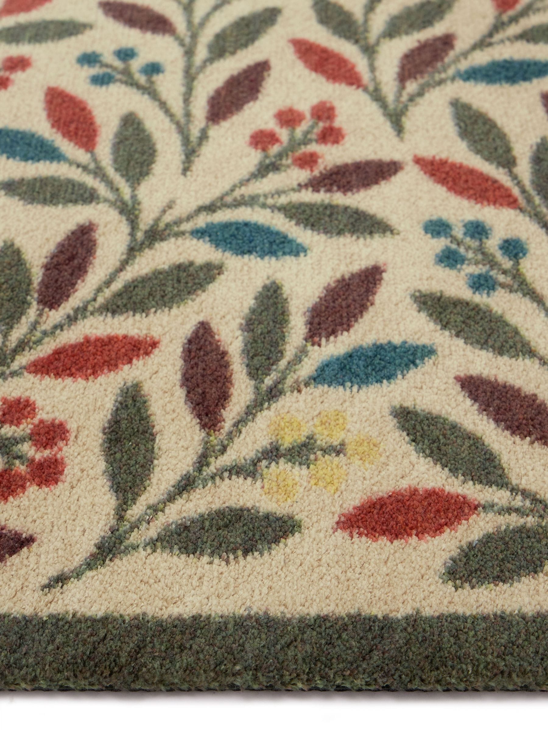Hug Rug Natural Olive Branch Mat 65x85 cm, imported from the UK