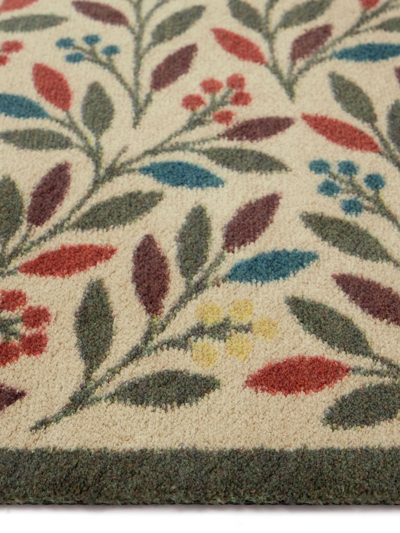Hug Rug Natural Olive Branch Mat 65x85 cm, imported from the UK