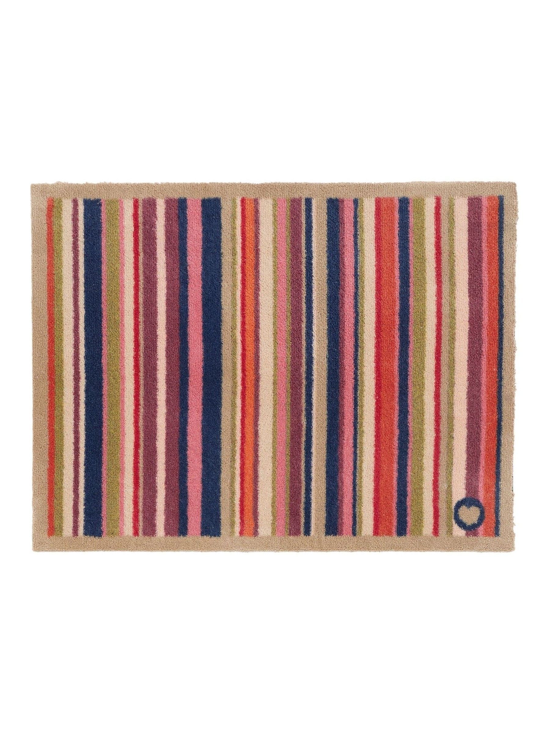 Hug Rug doormat Multi Sunset Stripe 65x85cm (British brand)