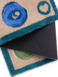 Hug Rug Beige Painted Spots doormat 65x85cm - British product